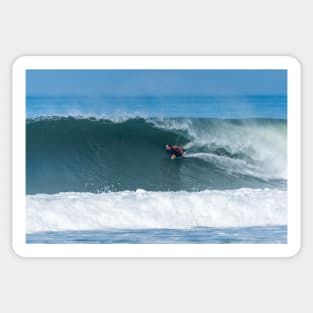 Bodyboarder in action Sticker